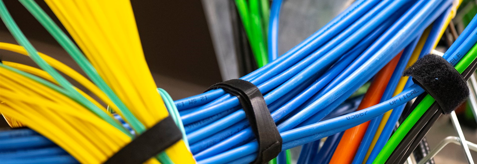 Cable management in a data center