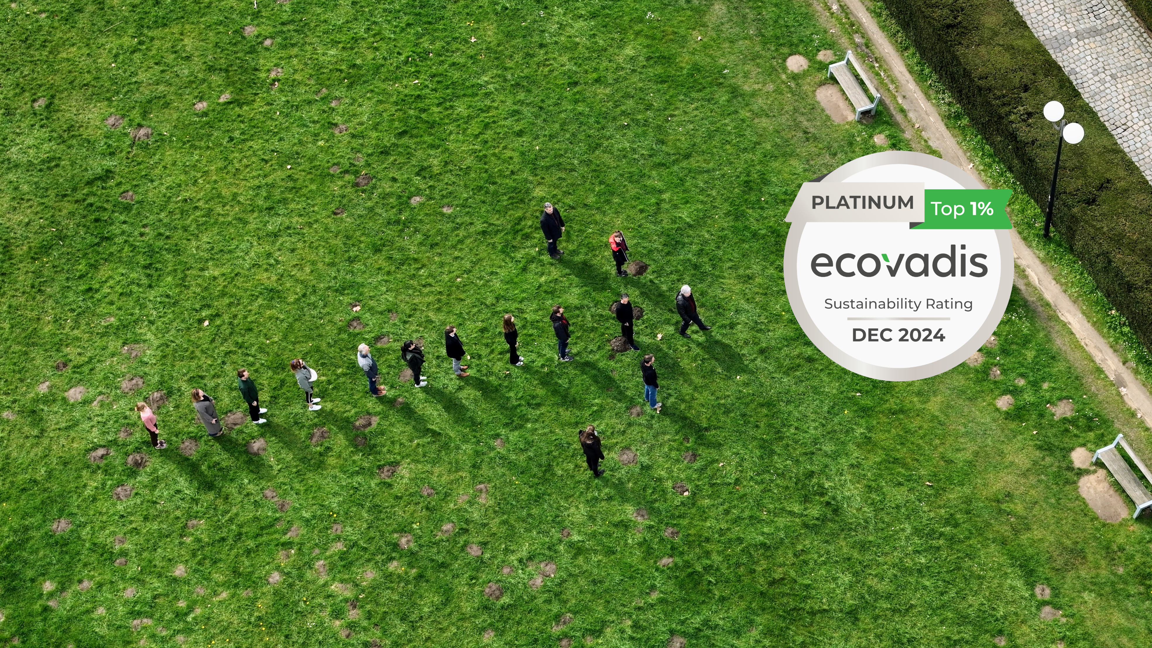 LCL wins an EcoVadis platinum medal, placing it in the top 1% of companies worldwide in terms of sustainability
