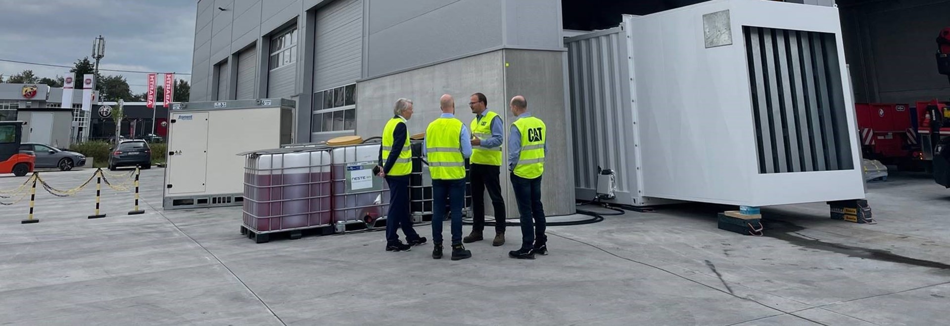Première entreprise belge de centres de données équipée de générateurs de secours fonctionnant au biocarburant